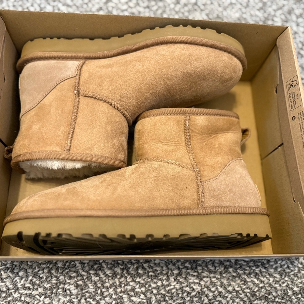 UGG Classic Tan Ankle Boots